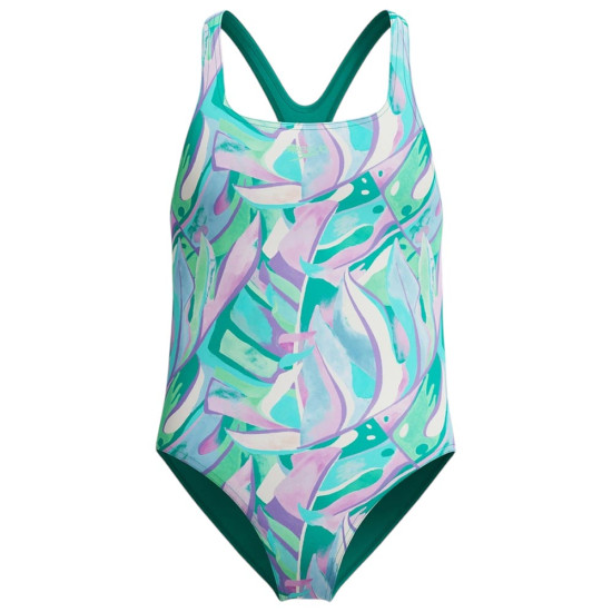 Speedo Παιδικό ολόσωμο μαγιό Girls Printed Medalist Swimsuit